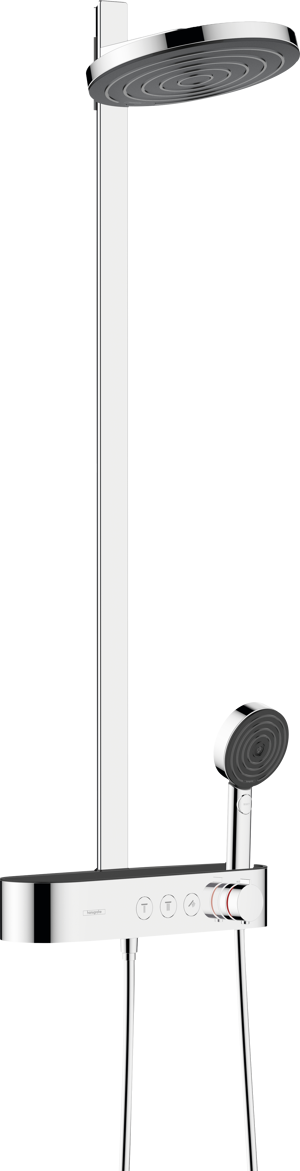 Hansgrohe Pulsify S260 Duschsystem mit Thermostat-Armatur Chrom glänzend