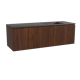 Storke Ribs meuble salle de bains avec lavabo Scuro