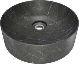 Balmani Fato waskom Pietra Grey marmer rond Ø 37,5 cm