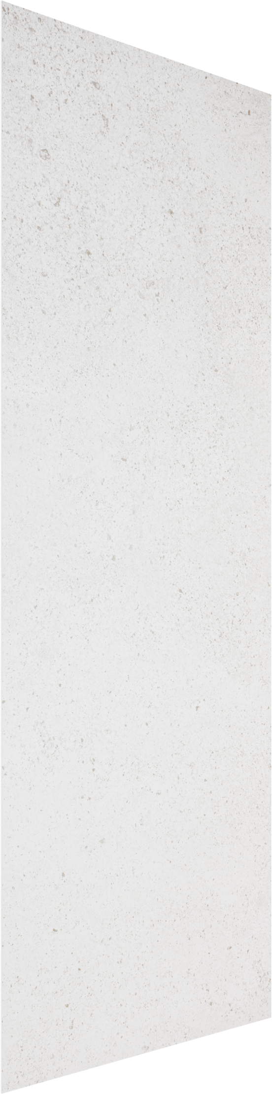 Luca Varess Artdeco douchewandpaneel 90 x 244 cm alu-composiet mat witte terrazzo