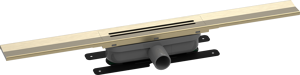 Easy Drain R-Line Clean Color caniveau de douche 70cm Brushed Brass