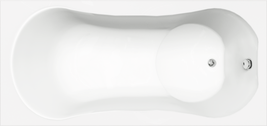 Luca Varess Trasime baignoire encastrable simple 170 x 80 cm acrylique blanc mat