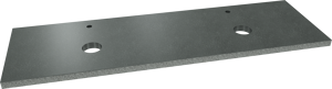 Balmani Rock Doppelwaschtischplatte, Granit poliert, 180 x 55 cm