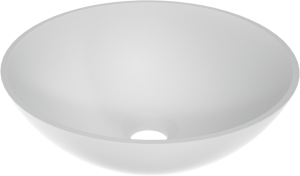 Storke Ronda vasque à poser mat Solid Surface rond Ø 36 cm