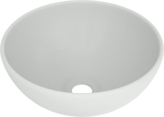 Linie Lavo vasque à poser porcelaine blanc mat rond Ø 32 cm