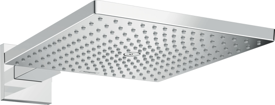 Hansgrohe Raindance tête de douche carré Ø30cm chrome brillant