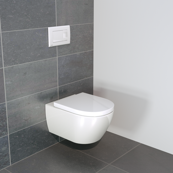 Villeroy & Boch Subway wc-bril hoogglans wit soft close voor Subway toilet