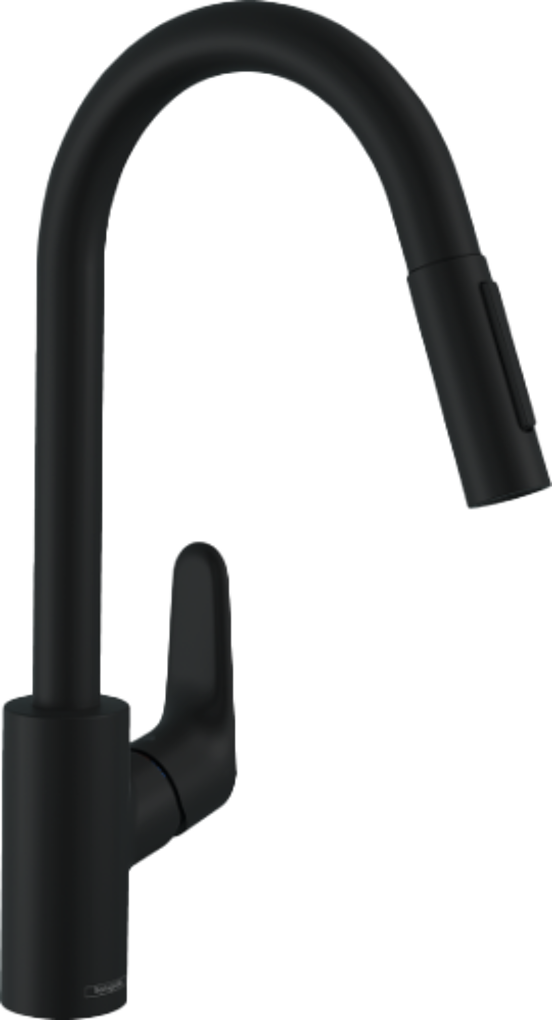 Hansgrohe Focus M41 robinet de cuisine noir mat