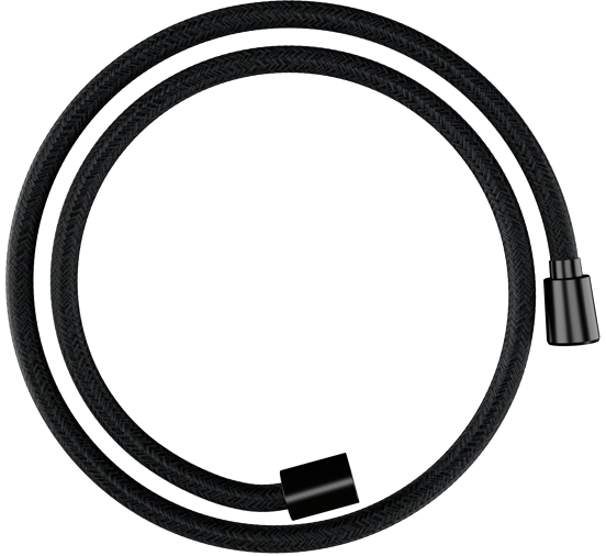 Hansgrohe Designflex Doucheslang 125 cm textiel brushed black chrome