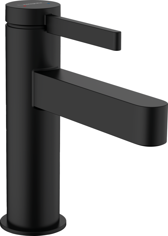 Hansgrohe Finoris 100 Niedrige Waschtischarmatur Schwarz matt