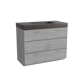Storke Edge meuble salle de bains avec lavabo Scuro High