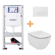 Pack WC promo Geberit UP320 avec WC suspendu Tesi