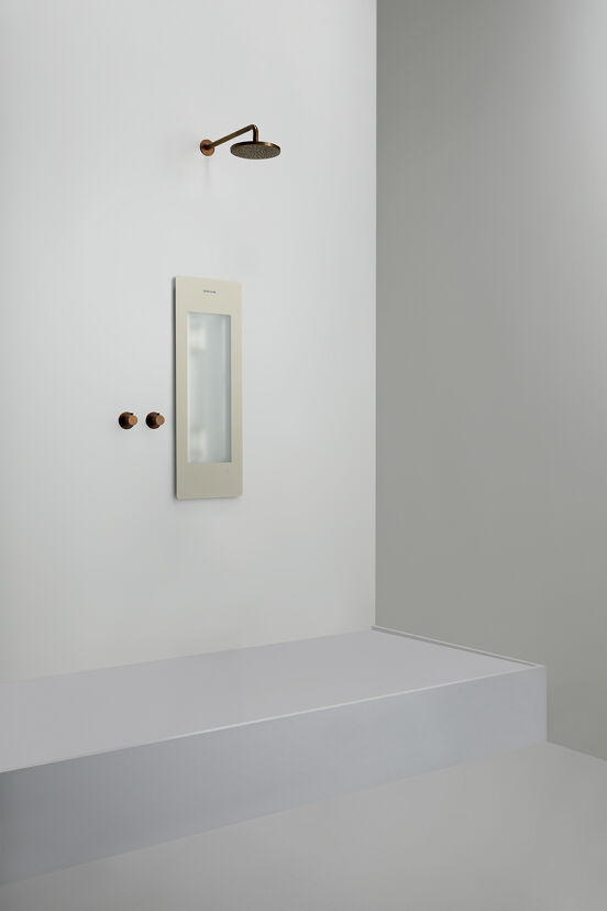 Sunshower One S Infrarood Inbouw sand white