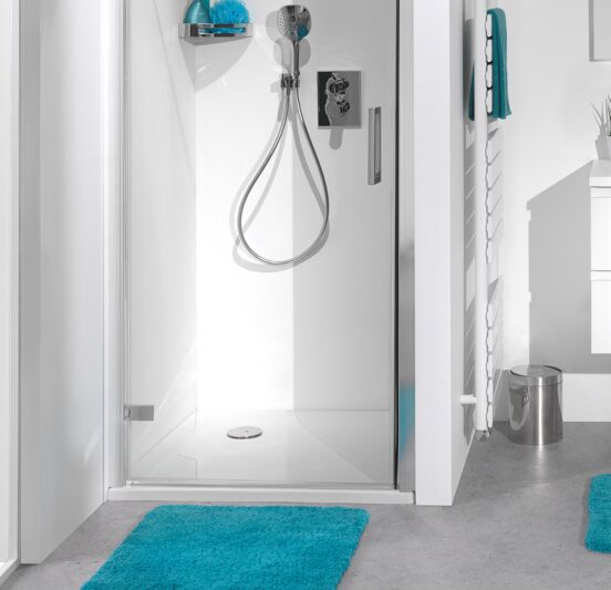 Luca Varess Soft receveur de douche 80 x 80 cm acrylique blanc brillant