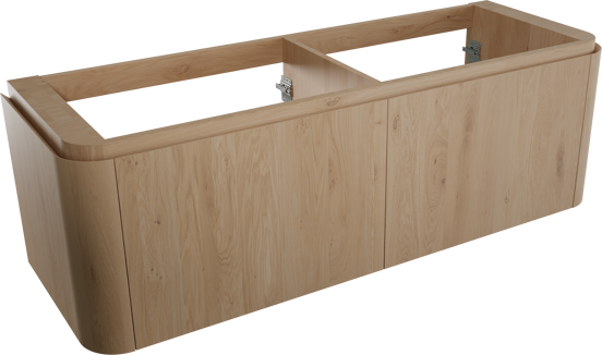 Balmani Moon meuble sous-vasque suspendu 160 x 55 cm chêne naturel 4 tiroirs