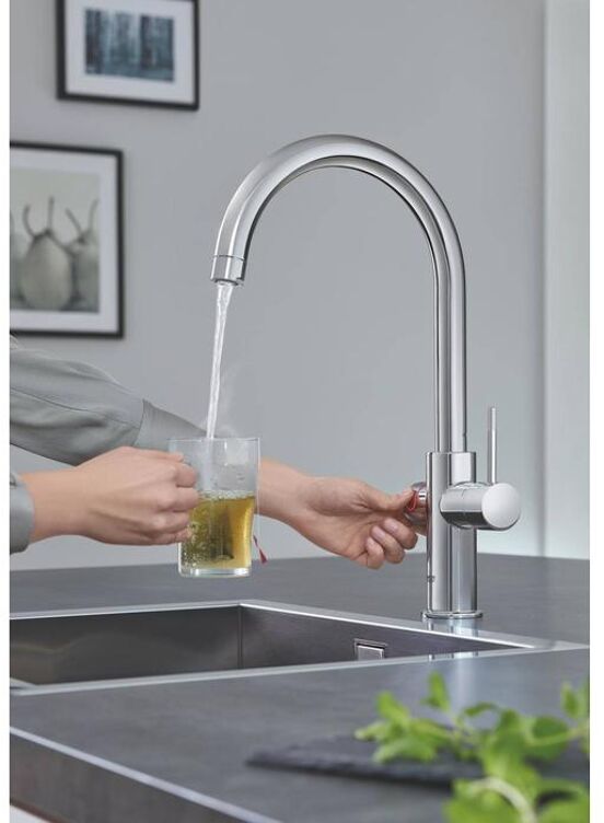Grohe Red Duo keukenkraan en boiler chroom 30374001