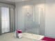 Balmani Modular douche à l'italienne avec paroi autoportante 160 x 200 cm verre mikado profil chrome brillant