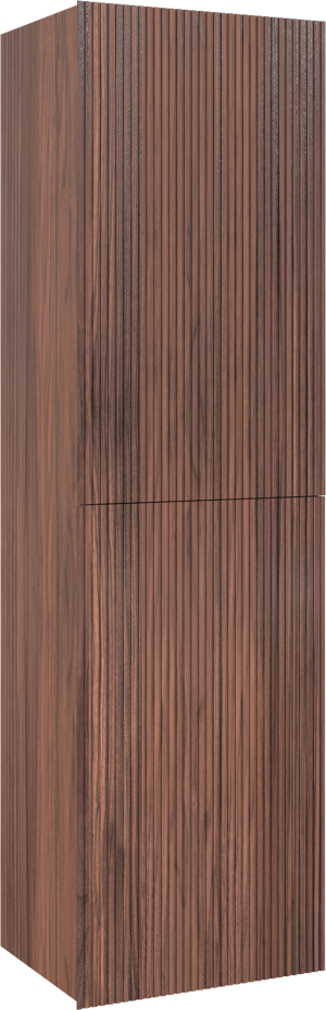 Balmani Fila zwevende badkamerkast fineer notelaar 42 x 30 x 150 cm