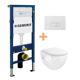 Geberit UP100 toiletset met Waldo hangtoilet