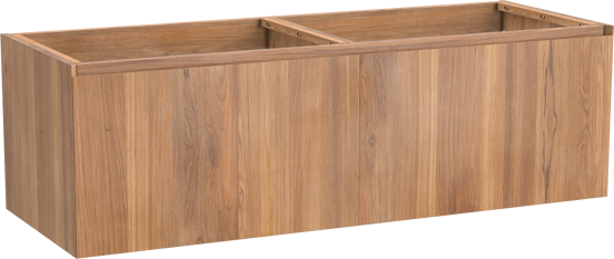 Balmani Idra zwevende wastafelonderkast 150 x 55 cm teakhout 4 lades