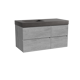 Storke Edge meuble salle de bains avec plan vasque Scuro High