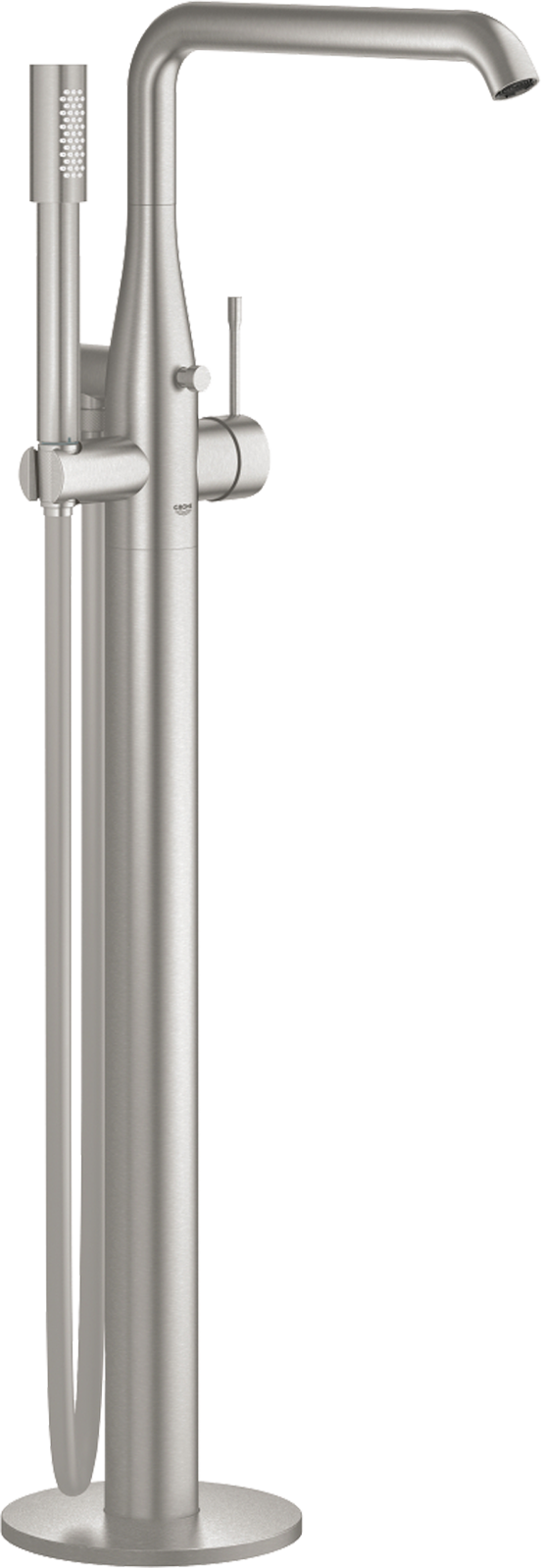 Grohe Essence robinet de bain îlot avec douchette Supersteel