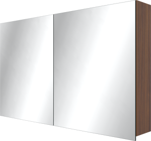Balmani Lucida spiegelkast 120 x 72 cm Amerikaanse notelaar