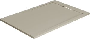 Balmani Andes douchebak 120 x 80 cm top solid zijdegrijs