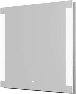 Linie Lunar miroir rectangulaire lumineux 90 x 80 cm