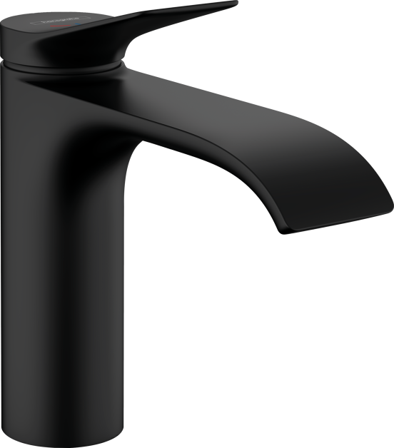 Hansgrohe Vivenis 110 verlaagde wastafelkraan mat zwart