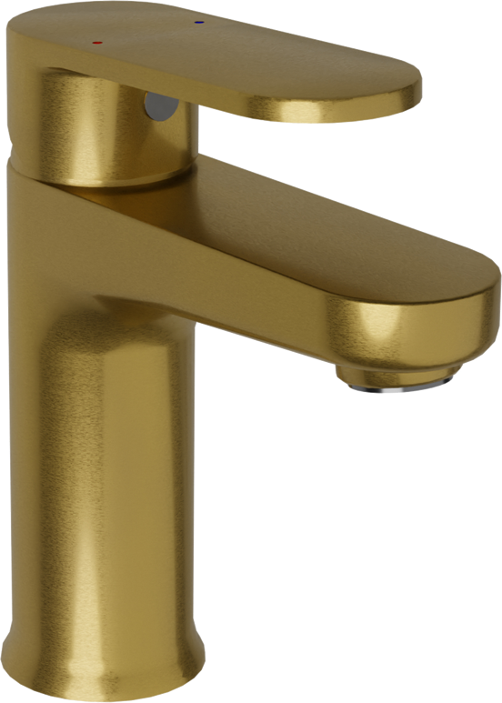 Linie Astor robinet de lavabo standard brushed gold