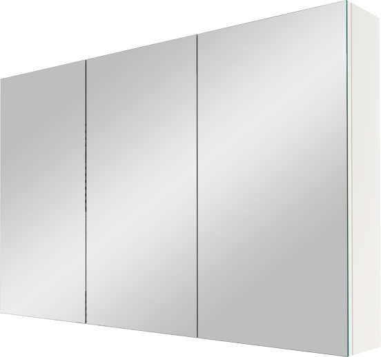 Linie Montro spiegelkast 120 x 75 cm mat wit