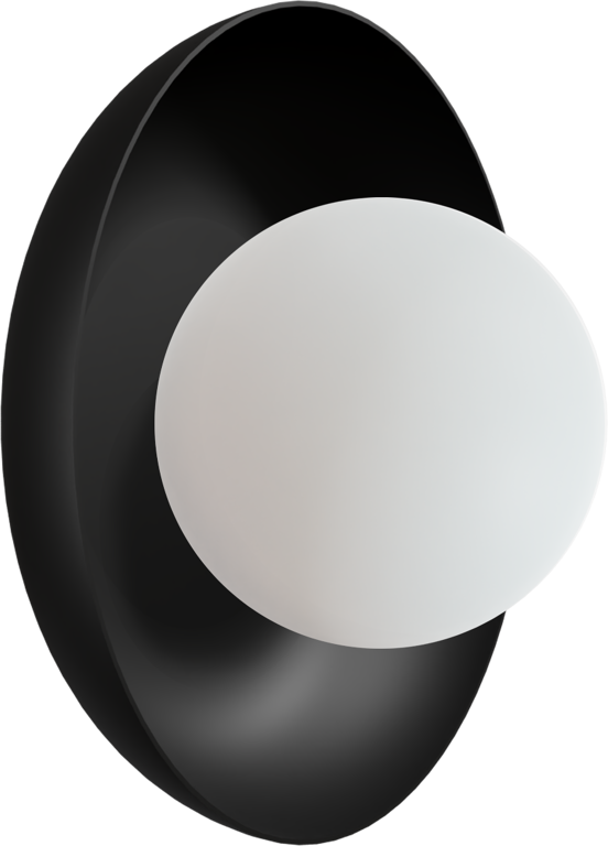 Balmani Pelota Bowl small LED Verlichting 16 cm zwart