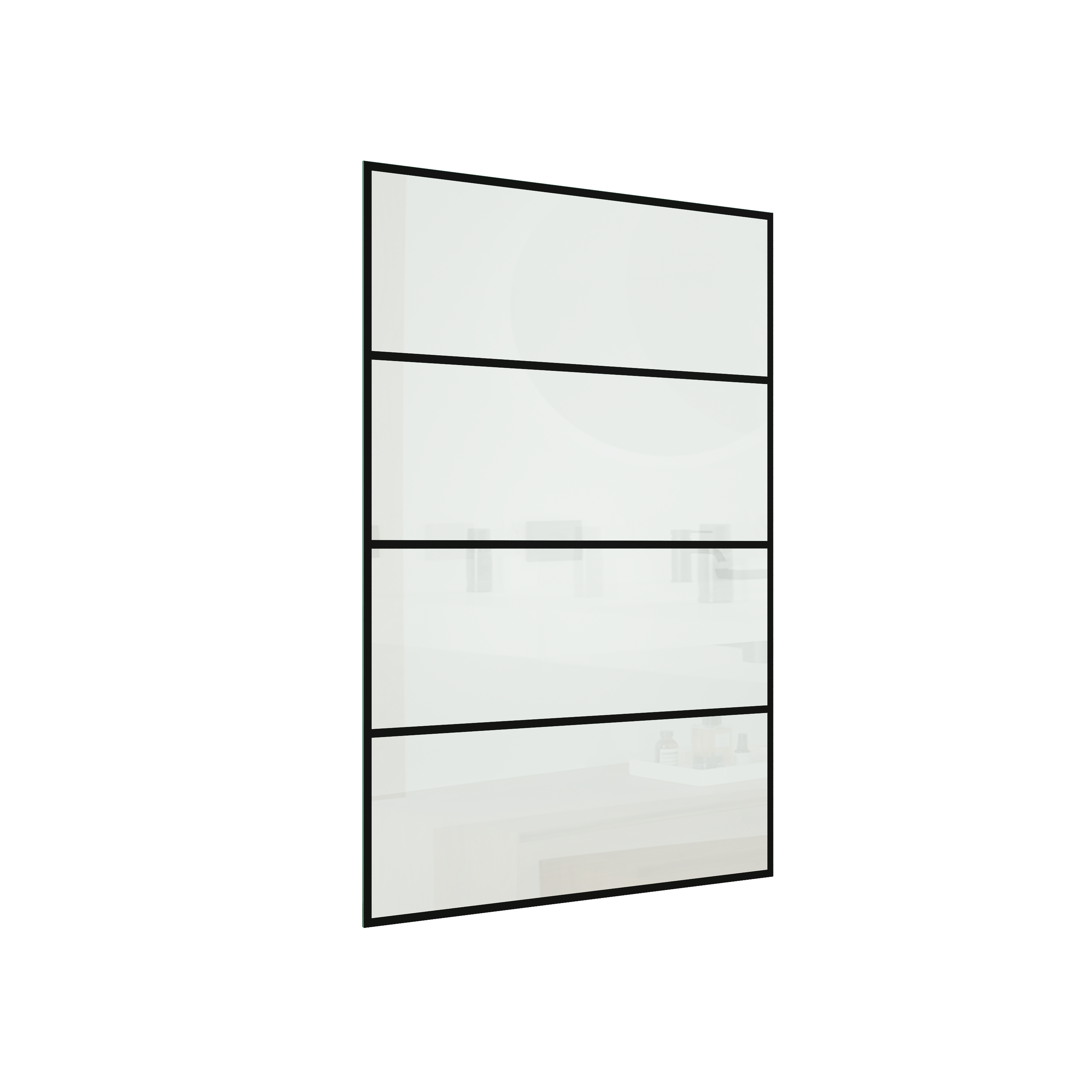 Linie Walk-In douchewand Stripes 136 x 200 cm
