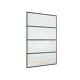 Linie Walk-In Duschwand Glas