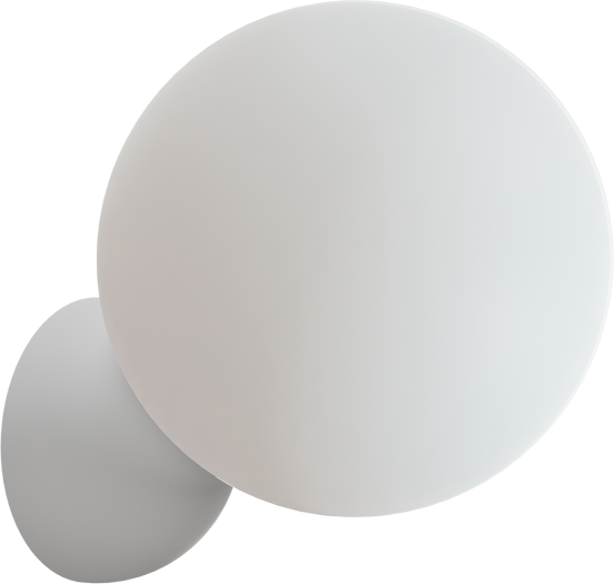 Balmani Globus LED luminaire 12 cm blanc