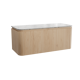 Balmani Moon badkamermeubel met Moon Stretto Tablet voor waskom(men)