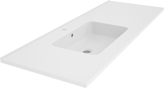 Linie Vano Waschtisch, links, Marmorkomposit matt, 120 x 46 cm