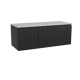Storke Ribs meuble salle de bains avec tablette pour vasques Tavola