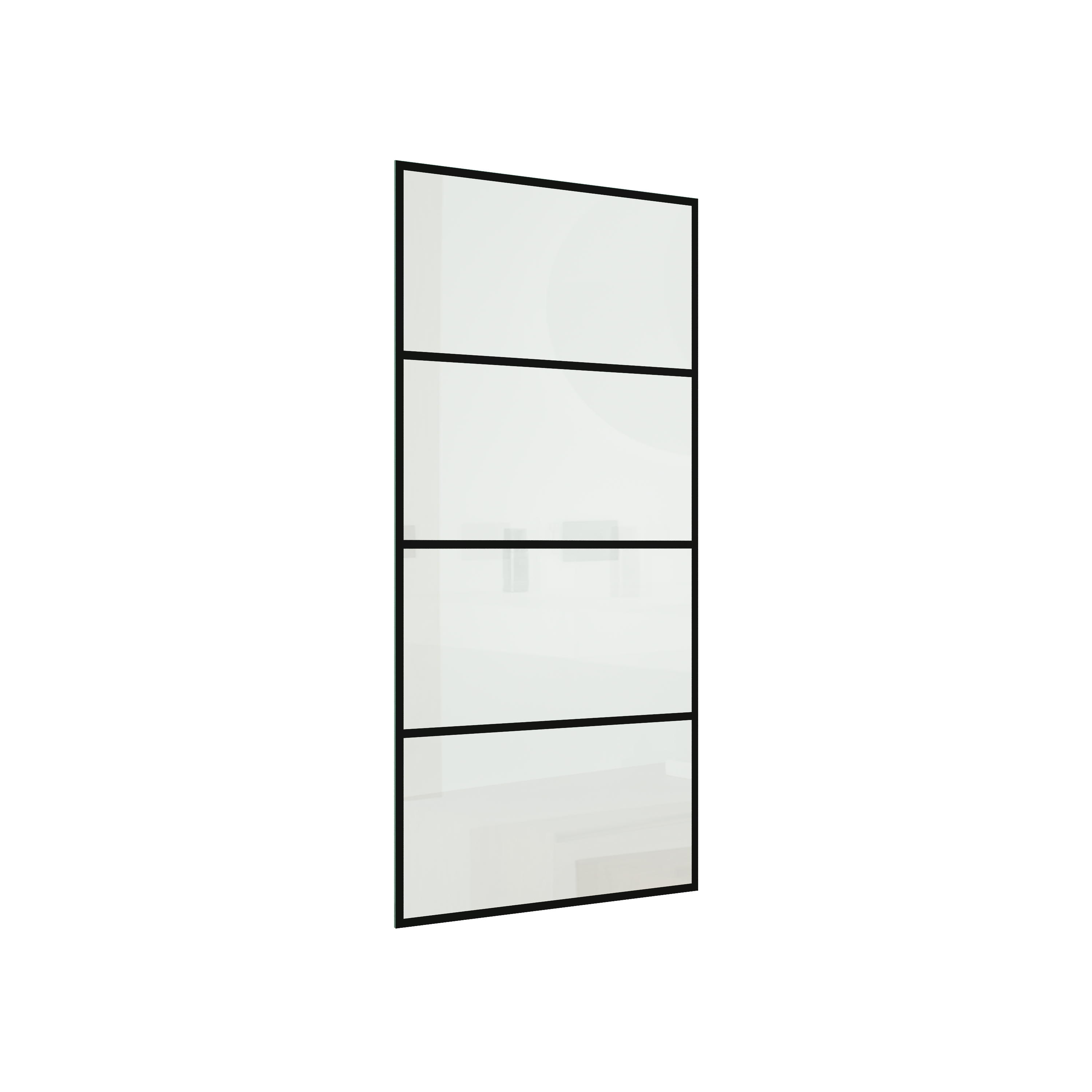 Linie Walk-In douchewand Stripes 96 x 200 cm