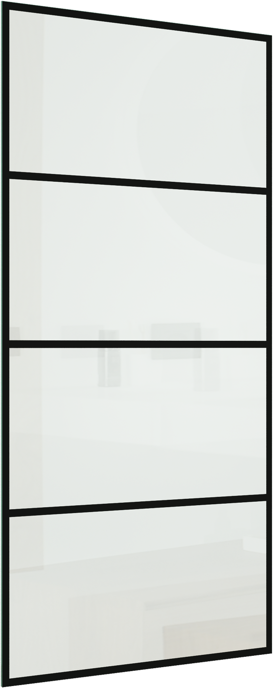 Linie Duschwand Glas: Stripes, 96 x 200 cm