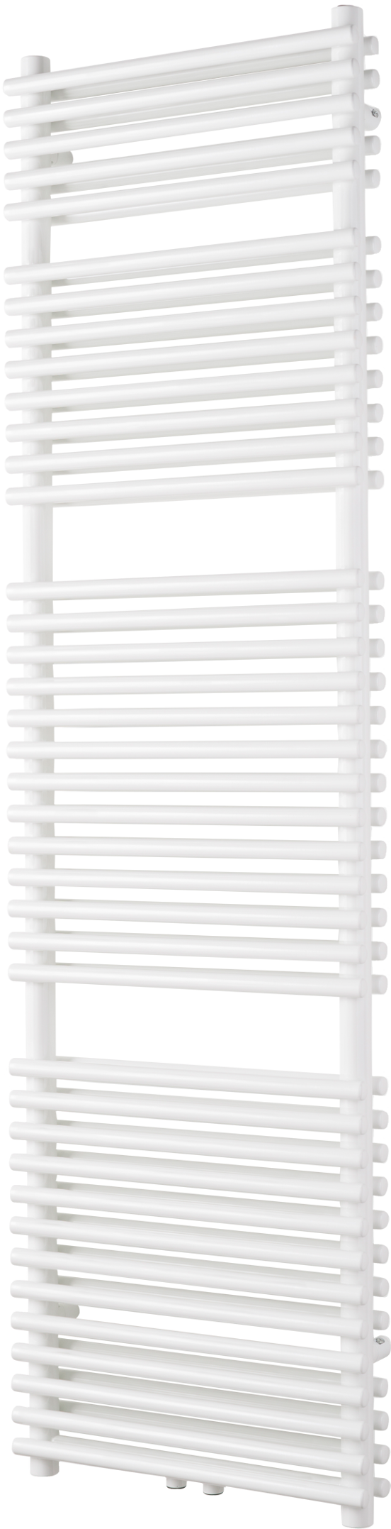 Vipera Alegria dubbele handdoekradiator 50 x 180 cm elektrische verwarming mat wit zij- en middenaansluiting 1.575W, weerstand inbegrepen