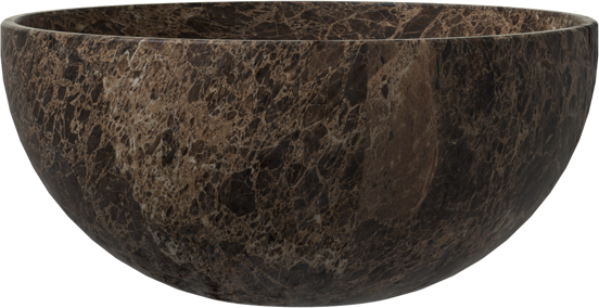 Balmani Bari XS waskom Dark Emperador marmer rond Ø 22 cm