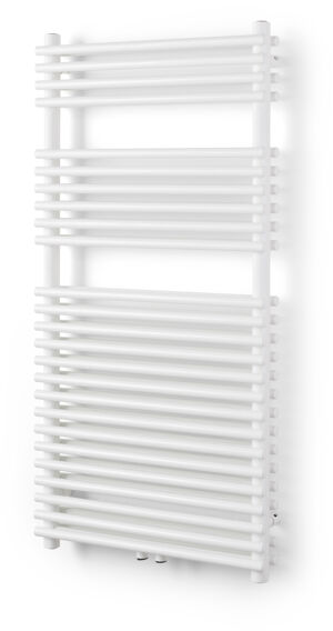 Vipera Alegria doppel Handtuchheizkörper 60 x 120 cm elektrische Heizung weiß matt Seiten- und Mittelanschluss 1.192W, inkl. Widerstand