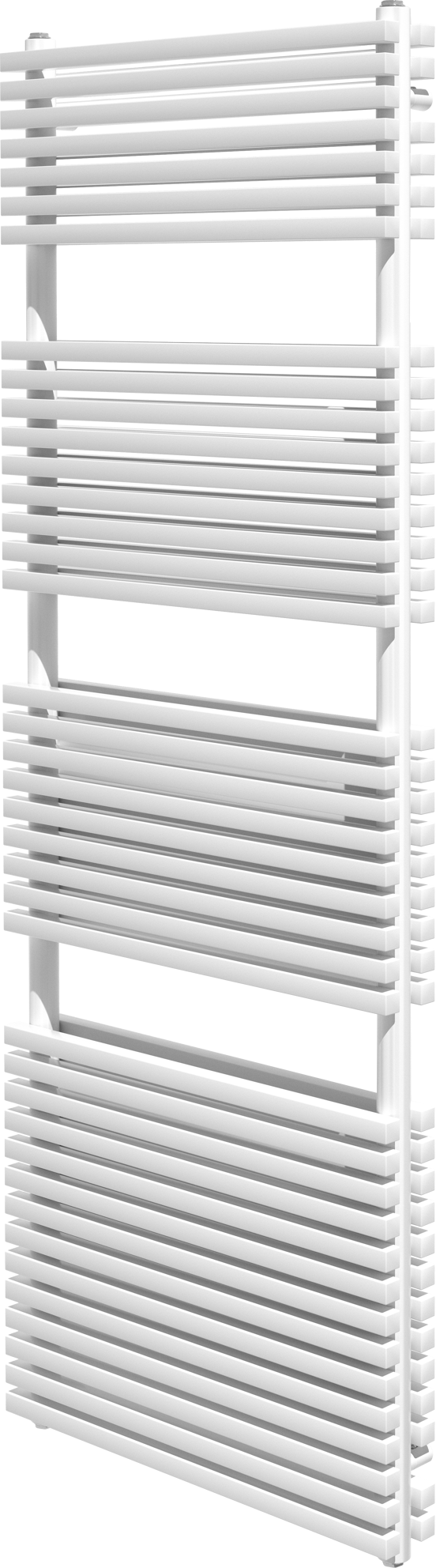 Vipera Vesuvio dubbele handdoekradiator 60 x 180 cm centrale verwarming mat wit zij- en middenaansluiting 2.500W