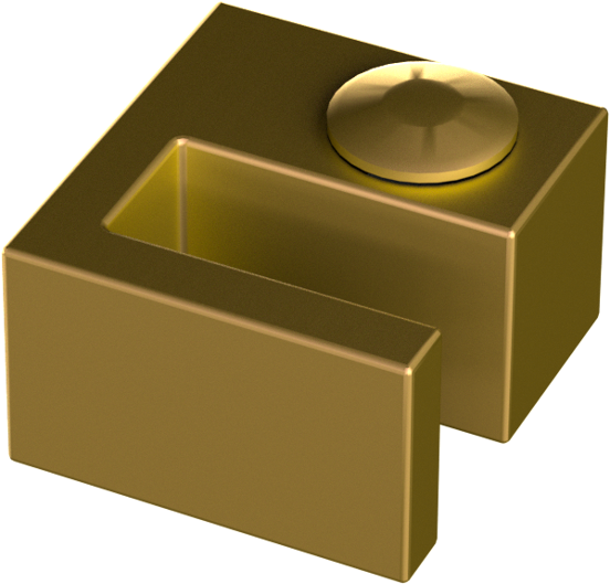Balmani Modular inloopdouche 90 x 200 cm helder glas Brushed Gold profiel