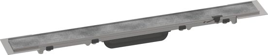 Hansgrohe RainDrain Rock caniveau de douche découpable 60cm RSV Look