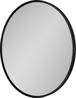 Balmani Auro ronde toiletspiegel zwart Ø 45 cm