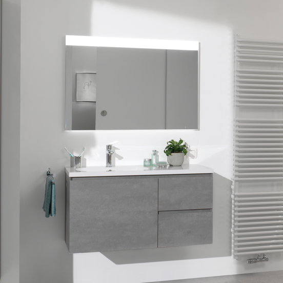 Storke Lucera miroir rectangulaire lumineux 100 x 70 cm