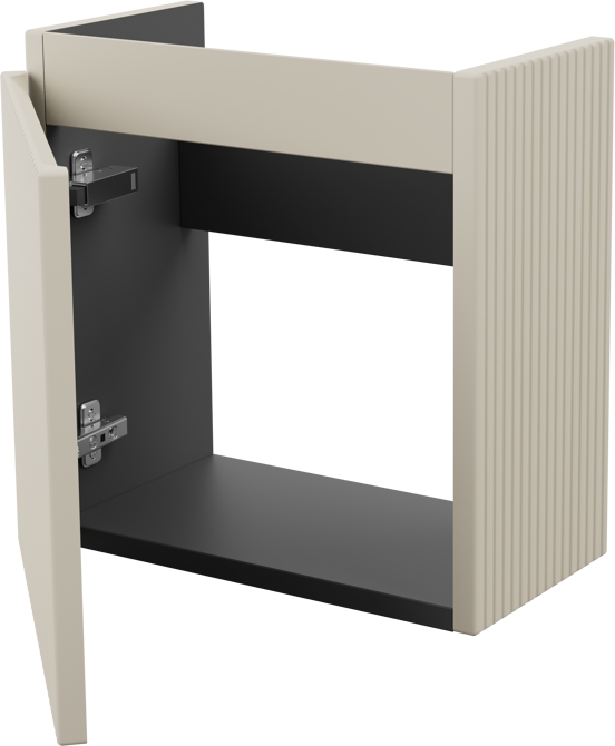 Storke Ribs meuble lave-mains suspendu 40 x 22 cm sand mat